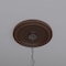 Ekena Millwork Traditional PVC Medallion (Canopies up to 9 1/2"), 16"OD x 3 1/2"ID x 1 3/8"P, Metallic Rust CMP16TRDRU - alternate 6